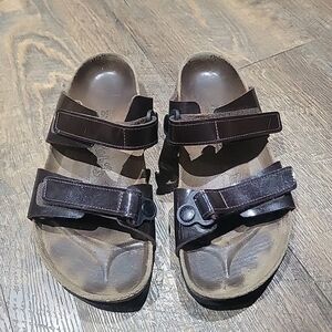 Birkenstock Brown Double Strap Sandals